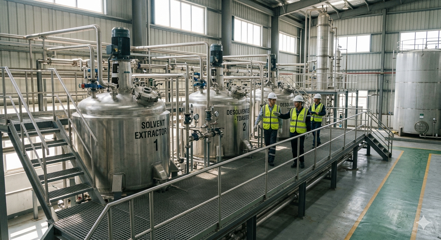 Solvent-Extraction-plant-for-cooking-oils